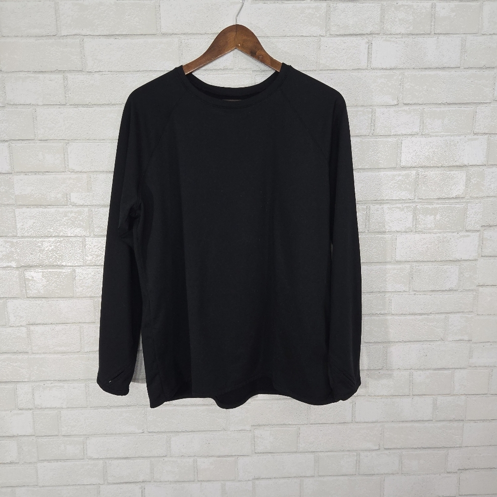 Cuddl Duds long sleeve black‎ top